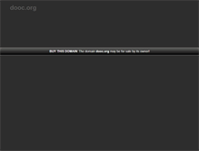 Tablet Screenshot of dooc.org